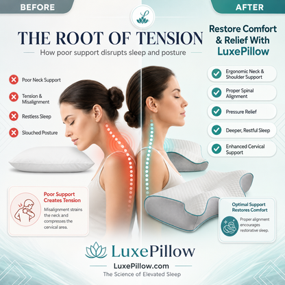 LuxePillow™ Butterfly Neck Support Pillow